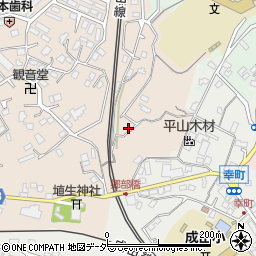 千葉県成田市郷部36周辺の地図