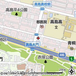 三田高島平第二コーポ周辺の地図