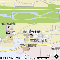 山梨県北杜市武川町三吹2208周辺の地図