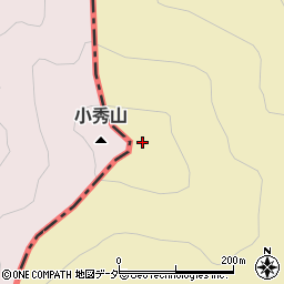 小秀山周辺の地図