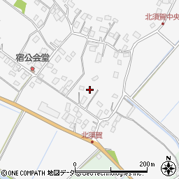 千葉県成田市北須賀205周辺の地図