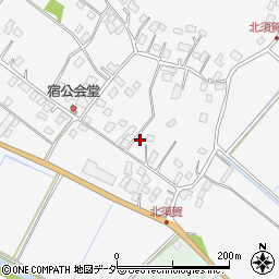 千葉県成田市北須賀202周辺の地図