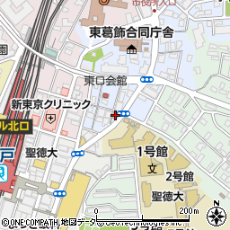 セブンイレブン松戸駅東口店周辺の地図