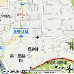 埼玉県三郷市東町377周辺の地図