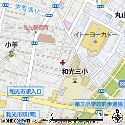 埼玉県和光市本町13-17周辺の地図