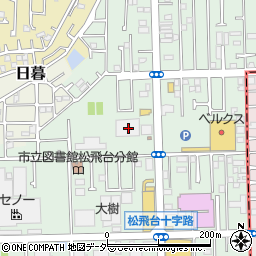 千葉県松戸市松飛台190周辺の地図