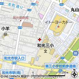 埼玉県和光市本町13-56周辺の地図