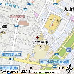埼玉県和光市本町13-58周辺の地図