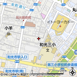 埼玉県和光市本町13-16周辺の地図