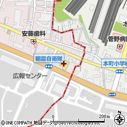 埼玉トヨペット朝霞支店周辺の地図