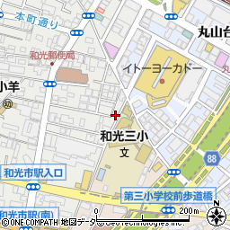 埼玉県和光市本町13-59周辺の地図