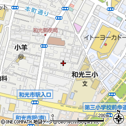 埼玉県和光市本町13-12周辺の地図