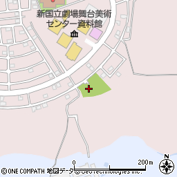 豊里台第二公園周辺の地図