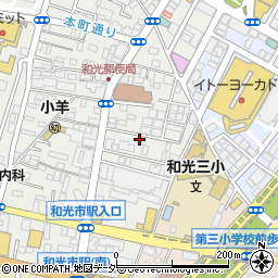 埼玉県和光市本町13-10周辺の地図