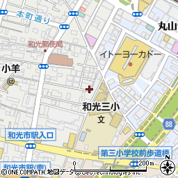 埼玉県和光市本町13-55周辺の地図