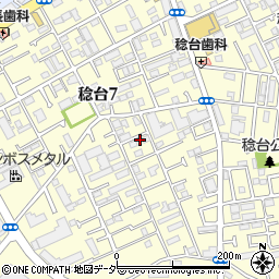 平山畳店周辺の地図