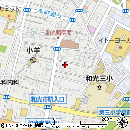 埼玉県和光市本町13-6周辺の地図