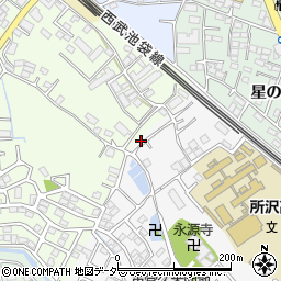 埼玉県所沢市久米1321-11周辺の地図
