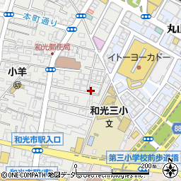 埼玉県和光市本町13-20周辺の地図