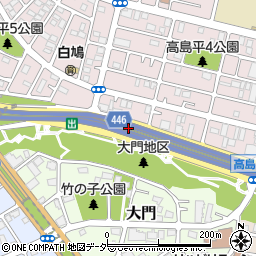 高島平出入口周辺の地図