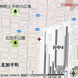田口糊店株式会社　足立工場周辺の地図