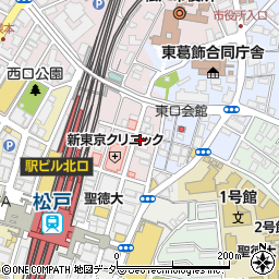 ミニストップ松戸駅前店周辺の地図