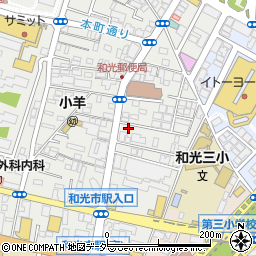 埼玉県和光市本町13-3周辺の地図