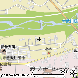 山梨県北杜市武川町三吹2190周辺の地図