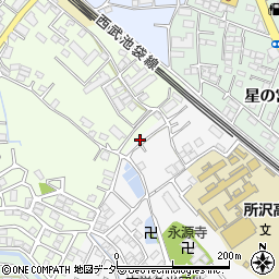 埼玉県所沢市久米1321-10周辺の地図