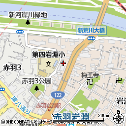 朝日新聞　サービスアンカー・北区ＡＳＡ赤羽周辺の地図
