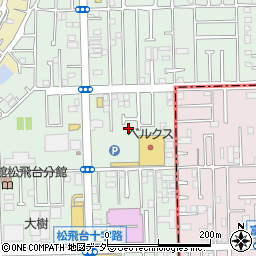 千葉県松戸市松飛台170-46周辺の地図