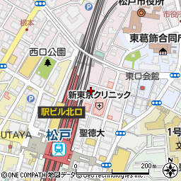 千葉県松戸市根本461-1周辺の地図