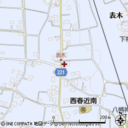 長野県伊那市西春近6853周辺の地図