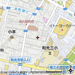 埼玉県和光市本町13周辺の地図