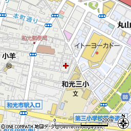 埼玉県和光市本町13-54周辺の地図