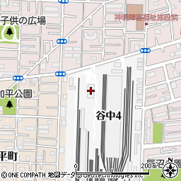 東京地下鉄周辺の地図