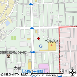 千葉県松戸市松飛台171-6周辺の地図