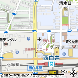 京葉銀行白井支店周辺の地図