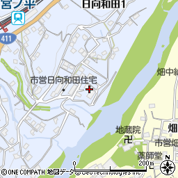 下水道日向和田第２中継ポンプ場周辺の地図