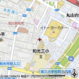 埼玉県和光市本町13-62周辺の地図