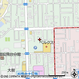 千葉県松戸市松飛台170-47周辺の地図