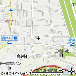 埼玉県三郷市東町302周辺の地図