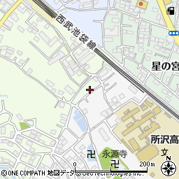埼玉県所沢市久米1321周辺の地図