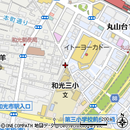 埼玉県和光市本町13-65周辺の地図