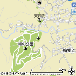 吉野梅郷梅まつり周辺の地図