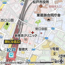 早川整体松戸室周辺の地図