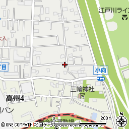 埼玉県三郷市東町308周辺の地図