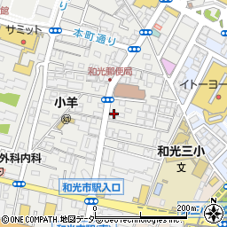 埼玉県和光市本町13-30周辺の地図