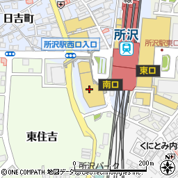 鮨処 九十九 西武所沢店周辺の地図