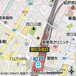 ＮＰＣ２４Ｈ松戸駅前第１パーキング周辺の地図